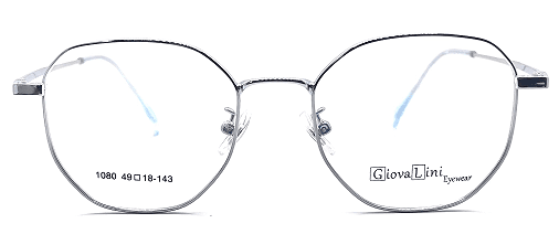 GiovaLini 1080 COL. 5 SILVER/LIGHT BLUE 49-18-143 METAL SERIES