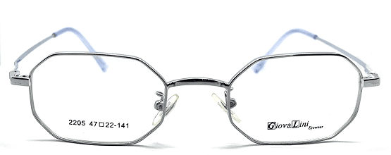 GiovaLini 2205 METAL SERIES COL. 5 SILVER HEXAGONAL 47-22-141