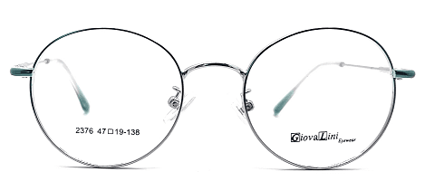 GiovaLini 2376 METAL SERIES COL. 7 SILVER/LIGHT GREEN 47-19-138