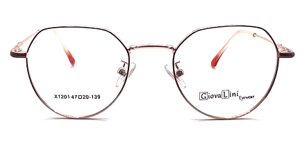 GiovaLini X 1201 COL. 2 RED/PINK GOLD 47-20-139 METAL SERIES